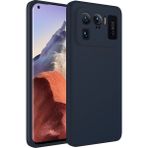 Pilanix Xiaomi Mi 11 Ultra Kılıf Içi Süet Mara Lansman Silikon - Lacivert
