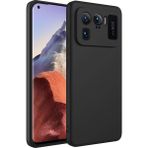 Pilanix Xiaomi Mi 11 Ultra Kılıf Içi Süet Mara Lansman Silikon - Siyah