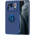 Pilanix Xiaomi Mi 11 Ultra Yüzüklü Manyetik Ravel Silikon Kılıf - Lacivert
