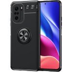 Pilanix Xiaomi Mi 11i Kılıf Yüzüklü Manyetik Ravel Silikon - Siyah - Mi 11İ