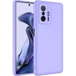 Pilanix Xiaomi Mi 11T Kılıf Içi Süet Renkli Mara Lansman Silikon - Mor