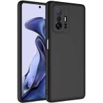 Pilanix Xiaomi Mi 11T Kılıf Içi Süet Renkli Mara Lansman Silikon - Siyah