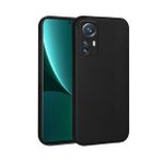 Pilanix Xiaomi Mi 12 Lite Kılıf Kamera Korumalı İnce Mat Silikon Siyah