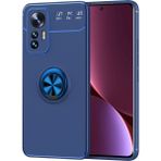 Pilanix Xiaomi Mi 12 Lite Kılıf Yüzüklü Manyetik Ravel Silikon Lacivert