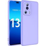 Pilanix Xiaomi Mi 13 Lite Kılıf Içi Süet Kamera Korumalı Lansman Silikon - Mor - Xiaomi 13 Lite
