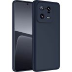 Pilanix Xiaomi Mi 13 Pro Kılıf Kamera Korumalı Renkli Içi Süet Mara Lansman Silikon - Lacivert