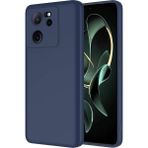 Pilanix Xiaomi Mi 13T Pro Kılıf Kamera Korumalı Renkli Içi Süet Lansman Silikon - Lacivert - Xiaomi 13T Pro