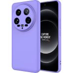 Pilanix Xiaomi Mi 14 Ultra Kılıf Kamera Korumalı Içi Süet Renkli Lansman Silikon - Mor