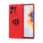 Pilanix Xiaomi Mi Mix 4 Kılıf Yüzüklü Manyetik Ravel Silikon Kırmızı