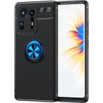Pilanix Xiaomi Mi Mix 4 Kılıf Yüzüklü Manyetik Ravel Silikon Mavi