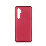 Pilanix Xiaomi Mi Note 10 Lite Kılıf Ultra İnce Mat Silikon Bordo