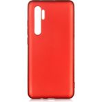 Pilanix Xiaomi Mi Note 10 Lite Kılıf Ultra İnce Mat Silikon Kırmızı
