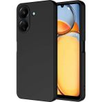 Pilanix Xiaomi Poco C65 Kılıf Kamera Korumalı Içi Süet Lansman Silikon - Siyah