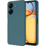 Pilanix Xiaomi Poco C65 Kılıf Kamera Korumalı Içi Süet Lansman Silikon - Yeşil