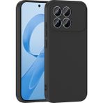 Pilanix Xiaomi Poco F8 Pro Kılıf Kamera Korumalı Mat Içi Süet Lansman Silikon - Siyah
