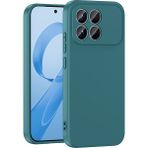Pilanix Xiaomi Poco F8 Pro Kılıf Kamera Korumalı Mat Içi Süet Lansman Silikon - Yeşil