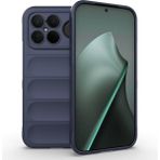 Pilanix Xiaomi Poco F8 Ultra Kılıf Kamera Korumalı Içi Süet Oyuk Desenli Lux Etnik Silikon - Lacivert