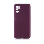 Pilanix Xiaomi Poco M3 Pro Kılıf Ultra İnce Mat Silikon Bordo