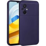 Pilanix Xiaomi Poco M5 Kılıf Ultra Ince Kamera Korumalı Mat Silikon - Lacivert
