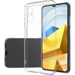 Pilanix Xiaomi Poco M5 Kılıf Ultra İnce Kamera Korumalı Şeffaf Silikon
