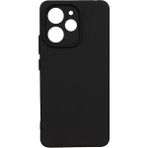 Pilanix Xiaomi Poco M6 Kılıf Kamera Korumalı Mat Biye Silikon - Siyah