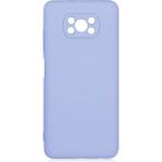 Pilanix Xiaomi Poco X3 Kılıf Kamera Korumalı Içi Süet Mara Lansman Silikon - Mor - Poco X3 NFC