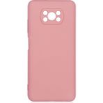 Pilanix Xiaomi Poco X3 Kılıf Kamera Korumalı Içi Süet Mara Lansman Silikon - Pembe - Poco X3 NFC