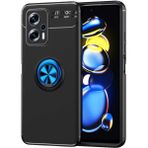 Pilanix Xiaomi Poco X5 Pro Kılıf Yüzüklü Manyetik Ravel Silikon - Mavi