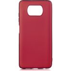 Pilanix Xiaomi Pocophone X3 Nfc Kılıf Ultra Ince Mat Silikon - Bordo - Poco X3 NFC