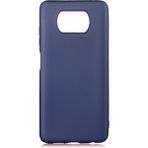 Pilanix Xiaomi Pocophone X3 Nfc Kılıf Ultra Ince Mat Silikon - Lacivert - Poco X3 NFC