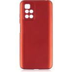 Pilanix Xiaomi Redmi 10 Kılıf Ultra İnce Mat Silikon Kırmızı