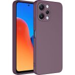 Pilanix Xiaomi Redmi 12 Kılıf Kamera Korumalı Içi Süet Mara Lansman Silikon - Bordo