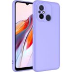 Pilanix Xiaomi Redmi 12C Kılıf Içi Süet Mara Lansman Silikon - Mor
