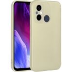 Pilanix Xiaomi Redmi 12C Kılıf Ultra Ince Kamera Korumalı Mat Silikon - Gold