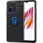 Pilanix Xiaomi Redmi 12C Kılıf Yüzüklü Manyetik Ravel Silikon - Mavi