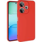 Pilanix Xiaomi Redmi 13 4g Kılıf Renkli Kamera Korumalı Içi Süet Mara Lansman Silikon - Kırmızı