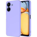 Pilanix Xiaomi Redmi 13C Kılıf Kamera Korumalı Renkli Içi Süet Lansman Silikon - Mor