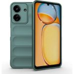 Pilanix Xiaomi Redmi 13C Kılıf Oyuklu Kamera Korumalı Lux Etnik Silikon - Yeşil