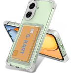 Pilanix Xiaomi Redmi 13C Kılıf Ultra Korumalı Kamera Korumalı Kart Koymalı Şeffaf G-Kart Silikon