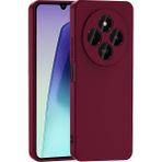 Pilanix Xiaomi Redmi 14C Kılıf Kamera Korumalı Içi Süet Lansman Silikon - Bordo