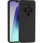 Pilanix Xiaomi Redmi 14C Kılıf Kamera Korumalı Içi Süet Lansman Silikon - Siyah