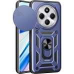 Pilanix Xiaomi Redmi 14C Kılıf Ultra Korumalı Yüzüklü Manyetik Kamera Korumalı Sürgülü Vega - Lacivert