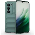 Pilanix Xiaomi Redmi 15 Kılıf Kamera Korumalı Oyuk Desenli Lux Etnik Silikon - Yeşil