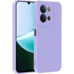 Pilanix Xiaomi Redmi 15C Kılıf Kamera Korumalı Içi Süet Lansman Silikon - Lila