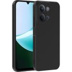 Pilanix Xiaomi Redmi 15C Kılıf Kamera Korumalı Içi Süet Lansman Silikon - Siyah