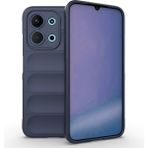 Pilanix Xiaomi Redmi 15C Kılıf Kamera Korumalı Oyuk Desenli Lux Etnik Silikon - Lacivert
