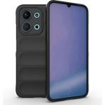 Pilanix Xiaomi Redmi 15C Kılıf Kamera Korumalı Oyuk Desenli Lux Etnik Silikon - Siyah