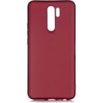 Pilanix Xiaomi Redmi 9 Kılıf Ultra İnce Mat Silikon Bordo