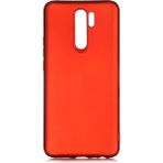 Pilanix Xiaomi Redmi 9 Kılıf Ultra İnce Mat Silikon Kırmızı