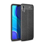 Pilanix Xiaomi Redmi 9A Kılıf Deri Desenli Lux Niss Silikon Siyah
